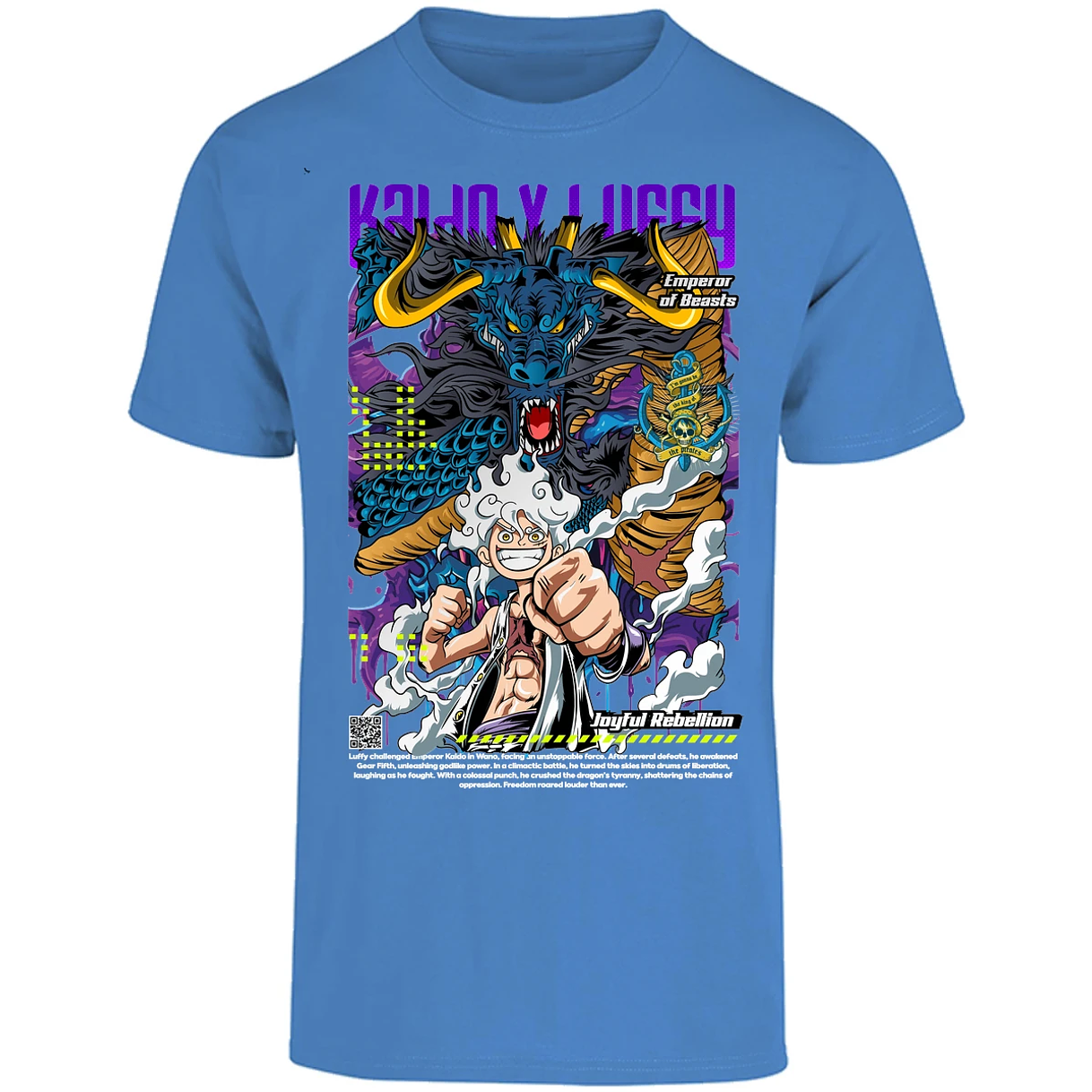 Playera One Piece Kaido Y Luffy para Adulto 10