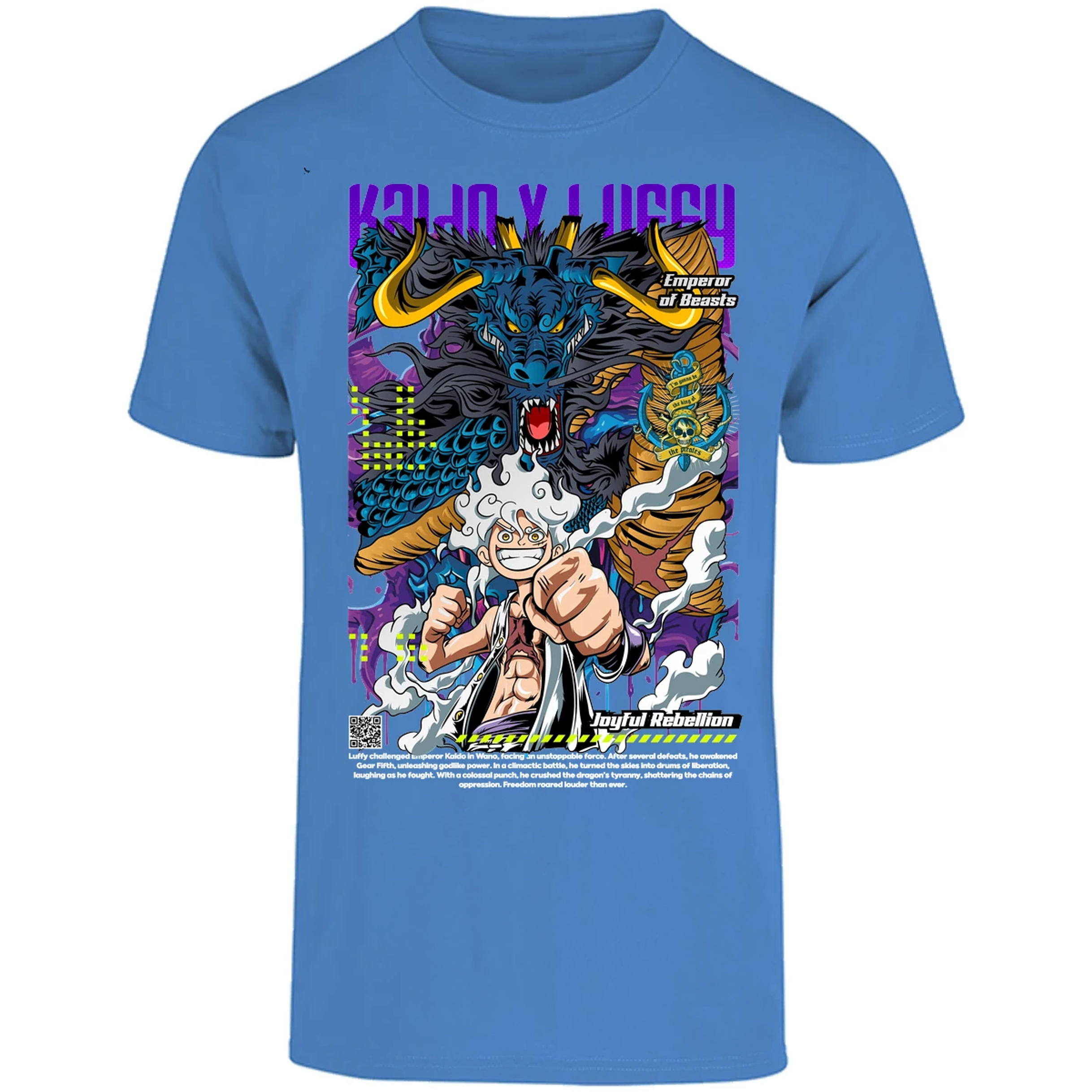 Playera One Piece Kaido Y Luffy para Adulto 10