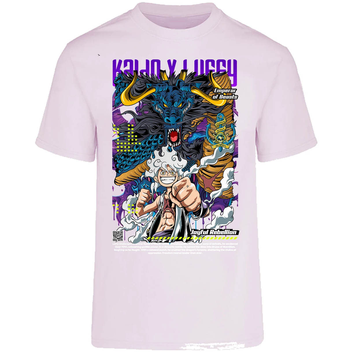 Playera One Piece Kaido Y Luffy para Adulto 20