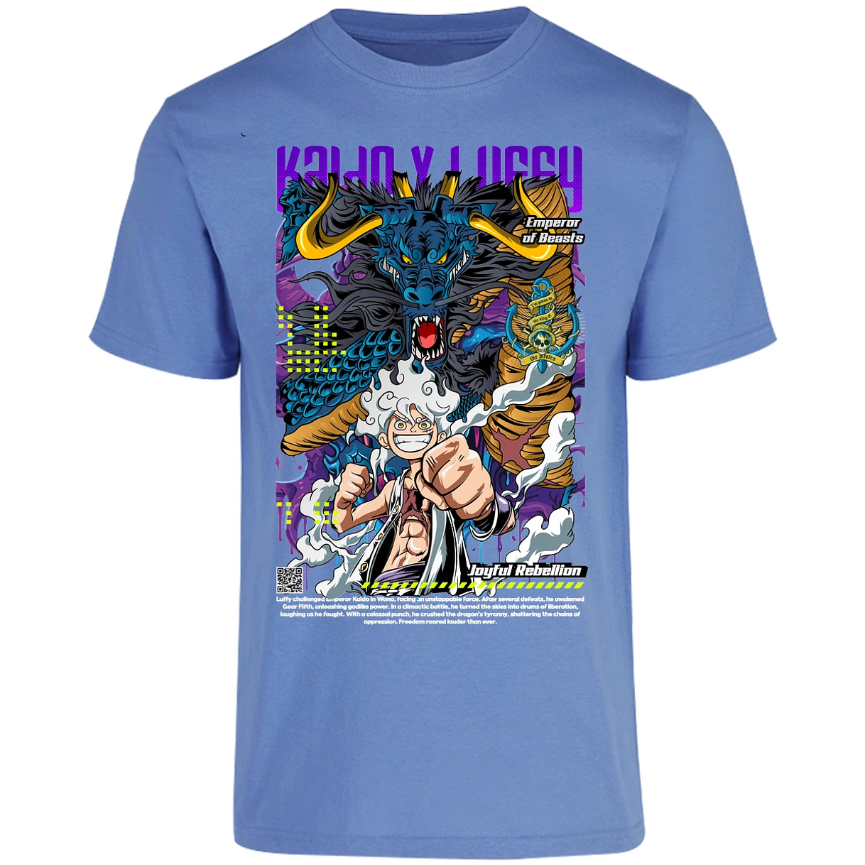 Playera One Piece Kaido Y Luffy para Adulto 27