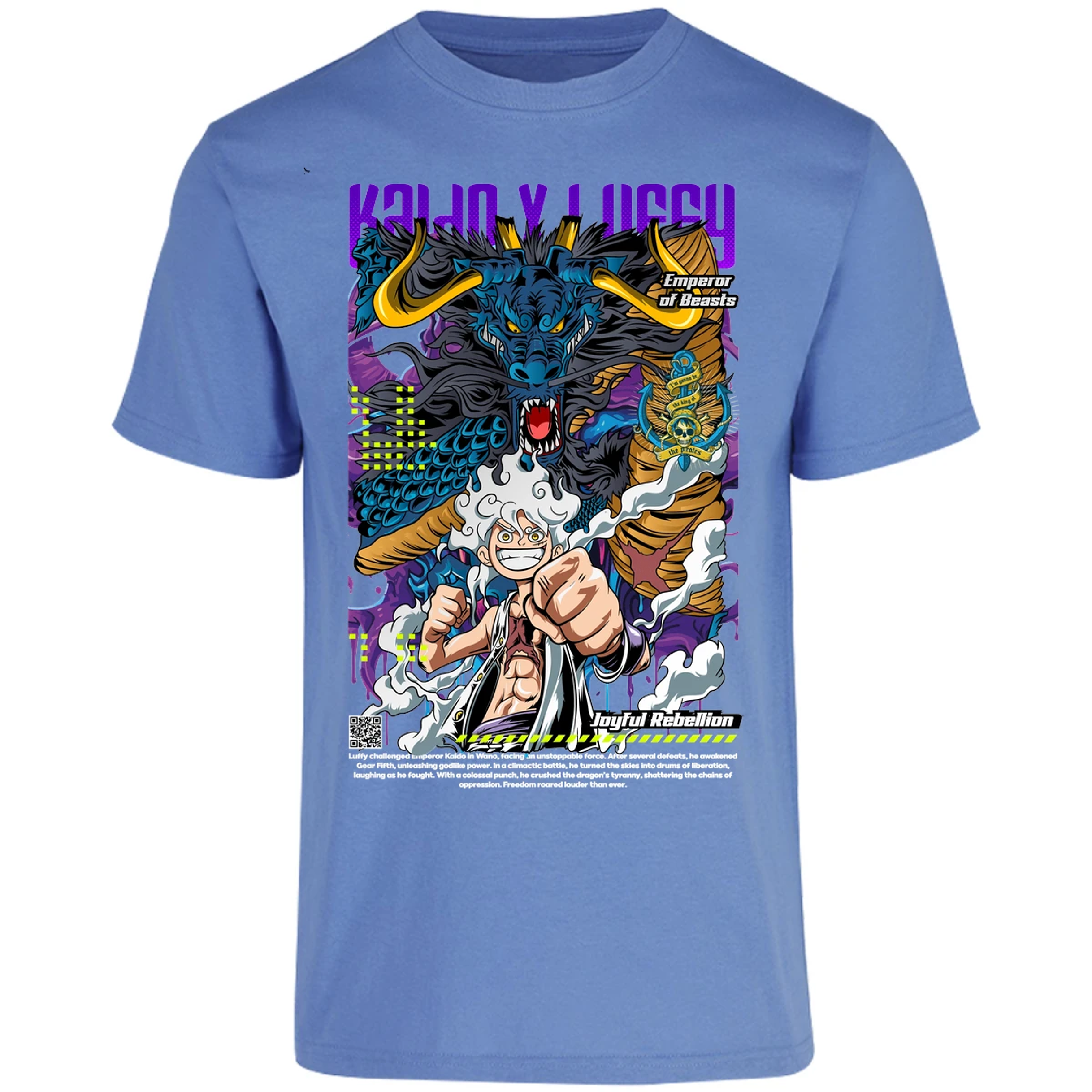 Playera One Piece Kaido Y Luffy para Adulto 27