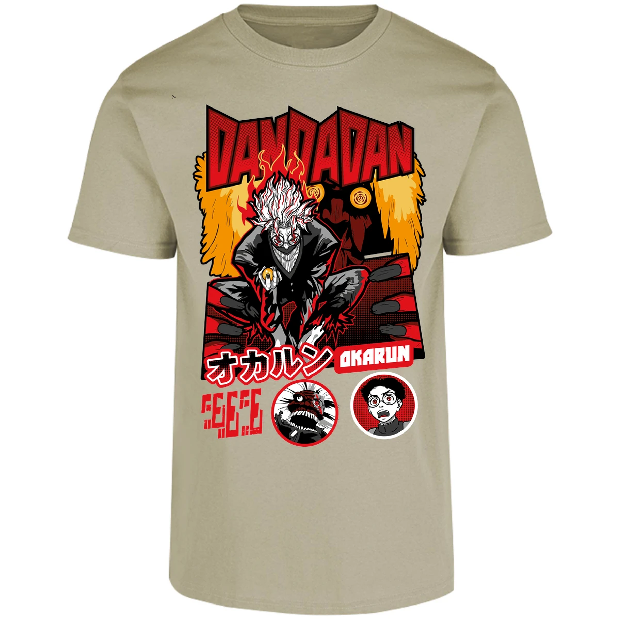 Playera One Piece Okarun X Turboabuela para Adulto 8