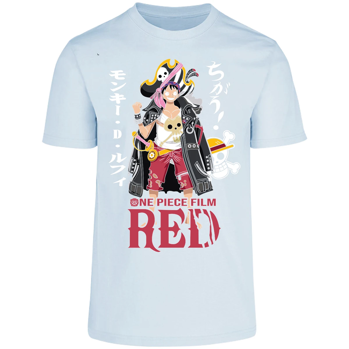 Playera One Piece Luffy Film Red para Adulto 41
