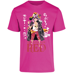 Playera One Piece Luffy Film Red para Adulto