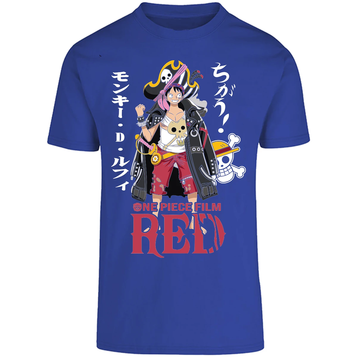 Playera One Piece Luffy Film Red para Adulto 4