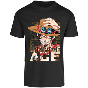 Playera One Piece Ace para Adulto