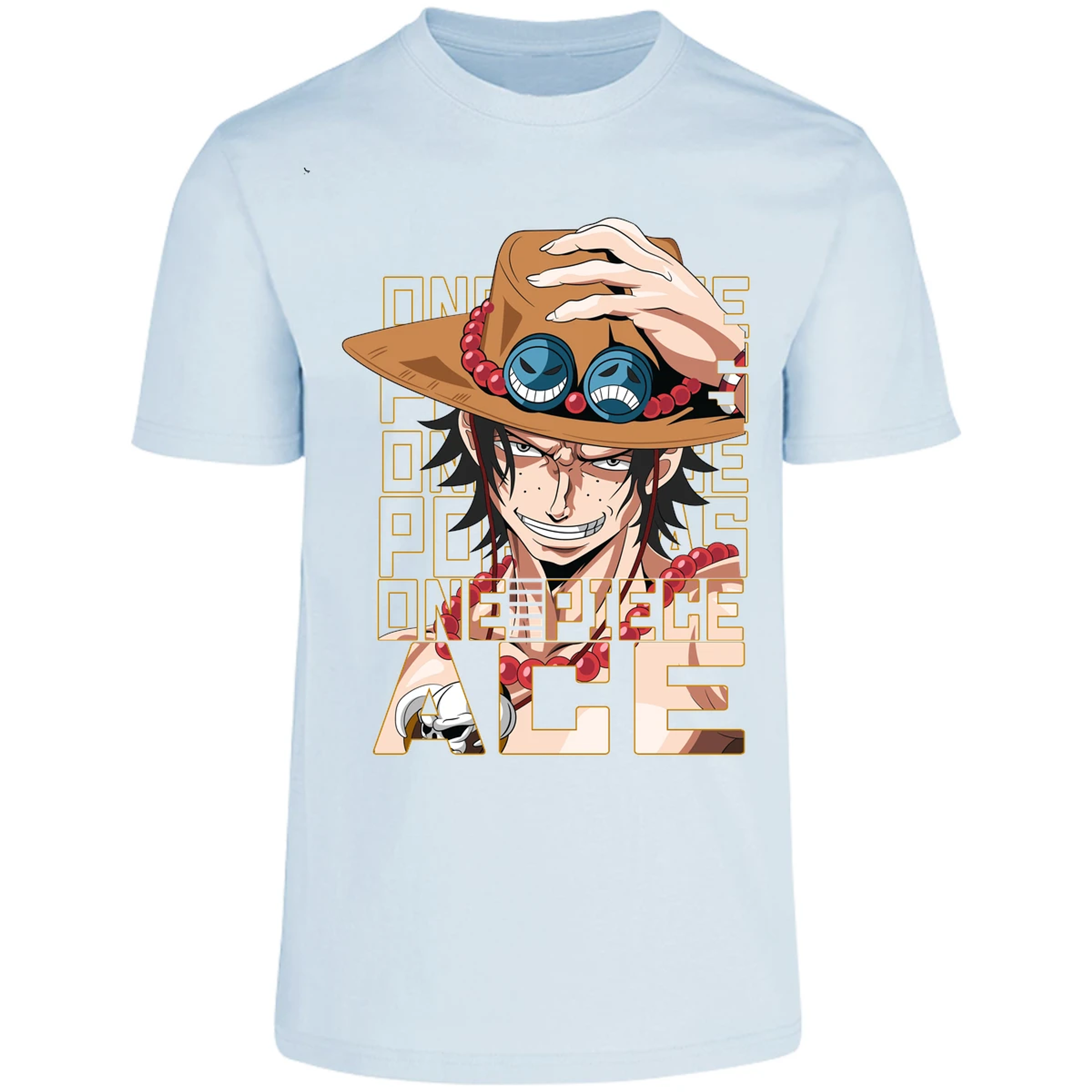 Playera One Piece Ace para Adulto 2