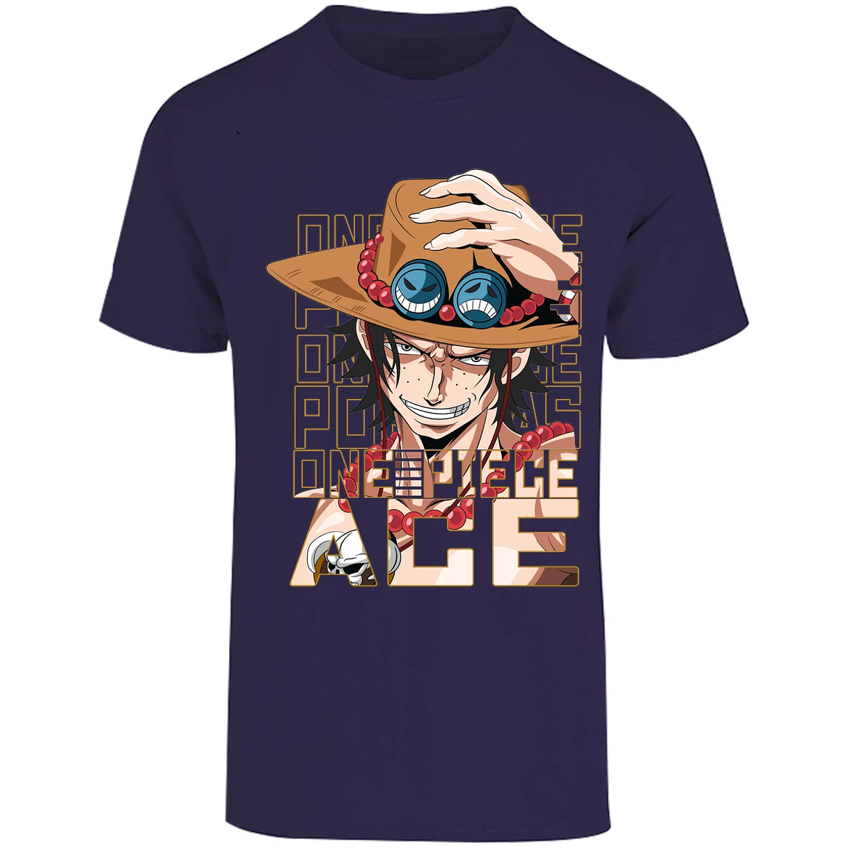 Playera One Piece Ace para Adulto 23