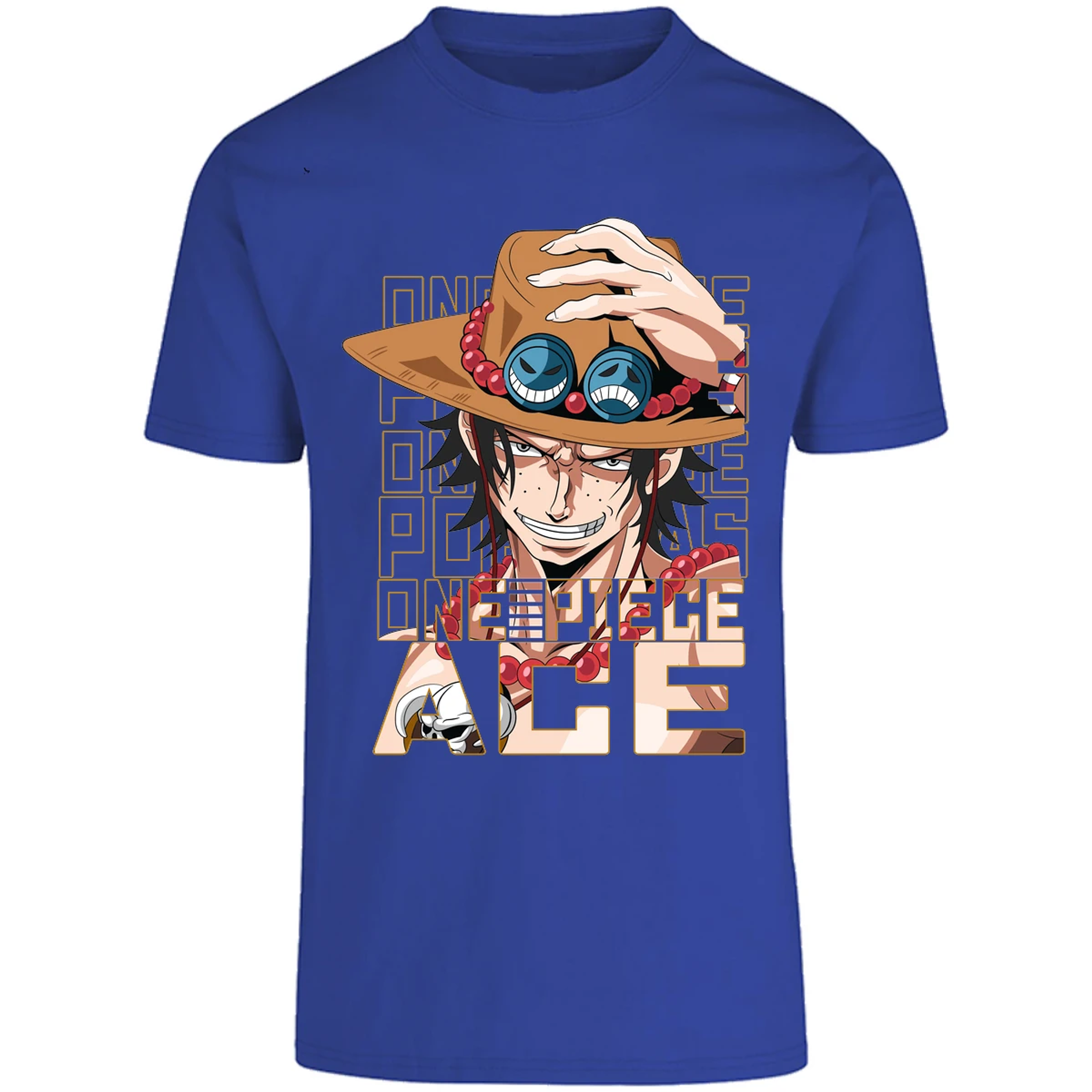 Playera One Piece Ace para Adulto 14