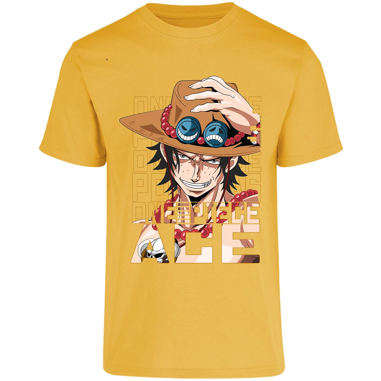 Playera One Piece Ace para Adulto 26