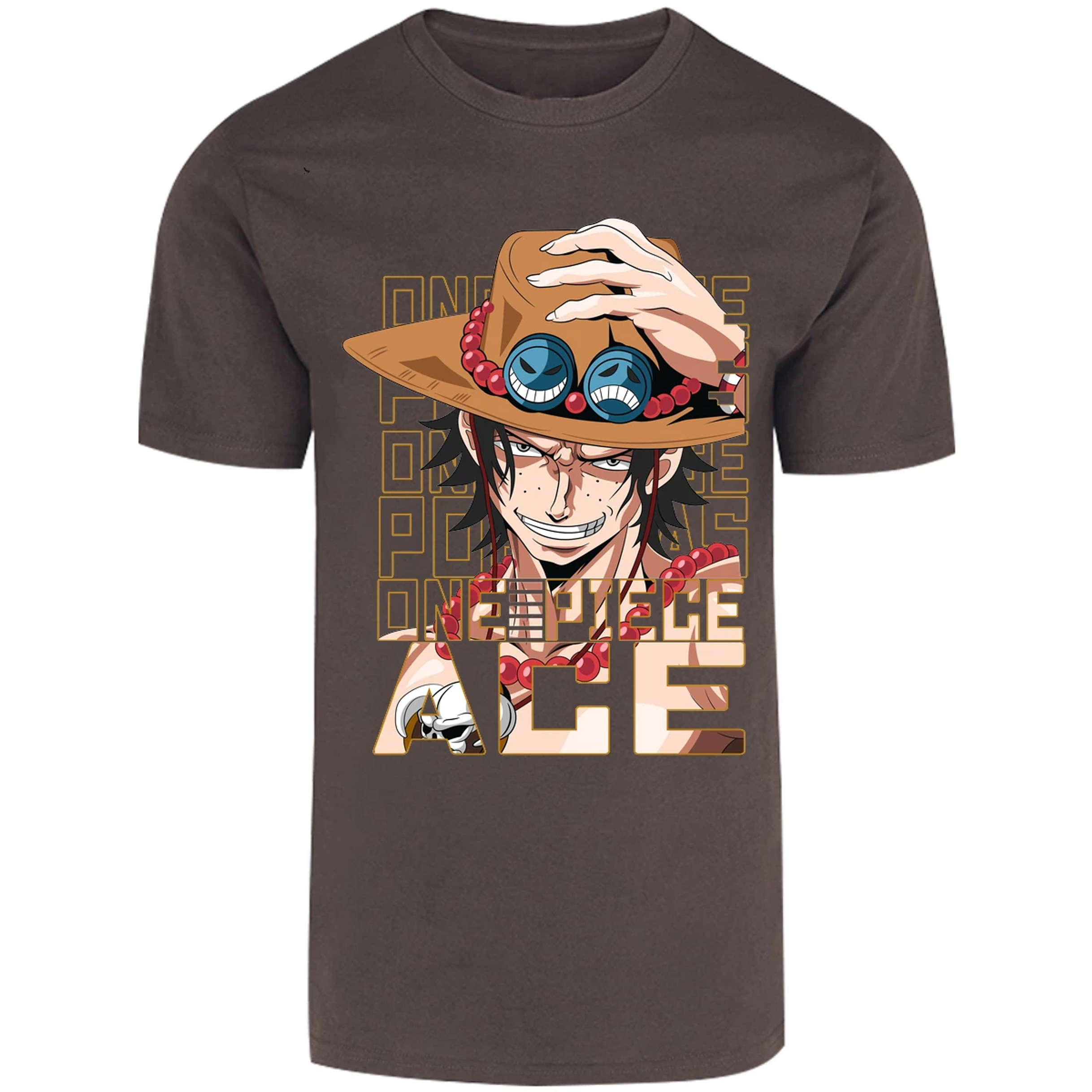 Playera One Piece Ace para Adulto 19