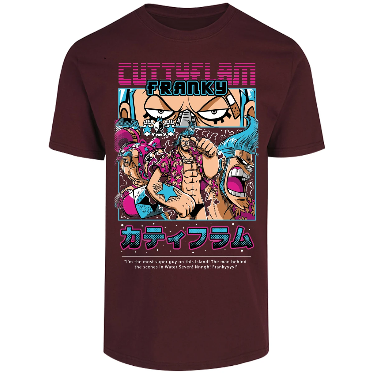 Playera One Piece Frankie Anime para Adulto 3