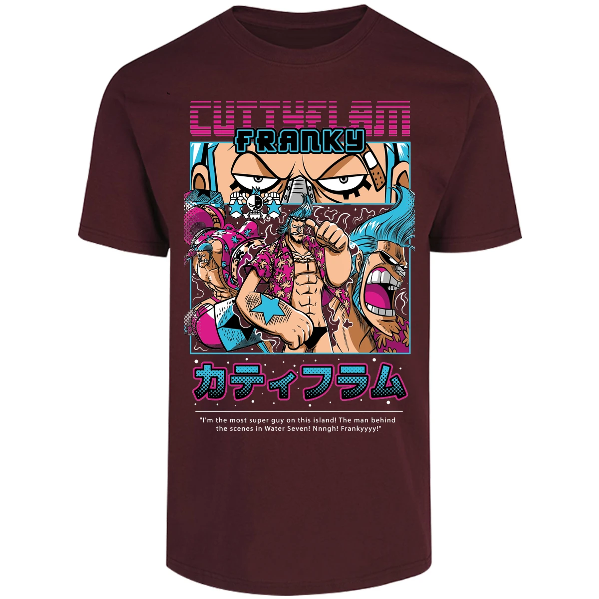 Playera One Piece Frankie Anime para Adulto 3