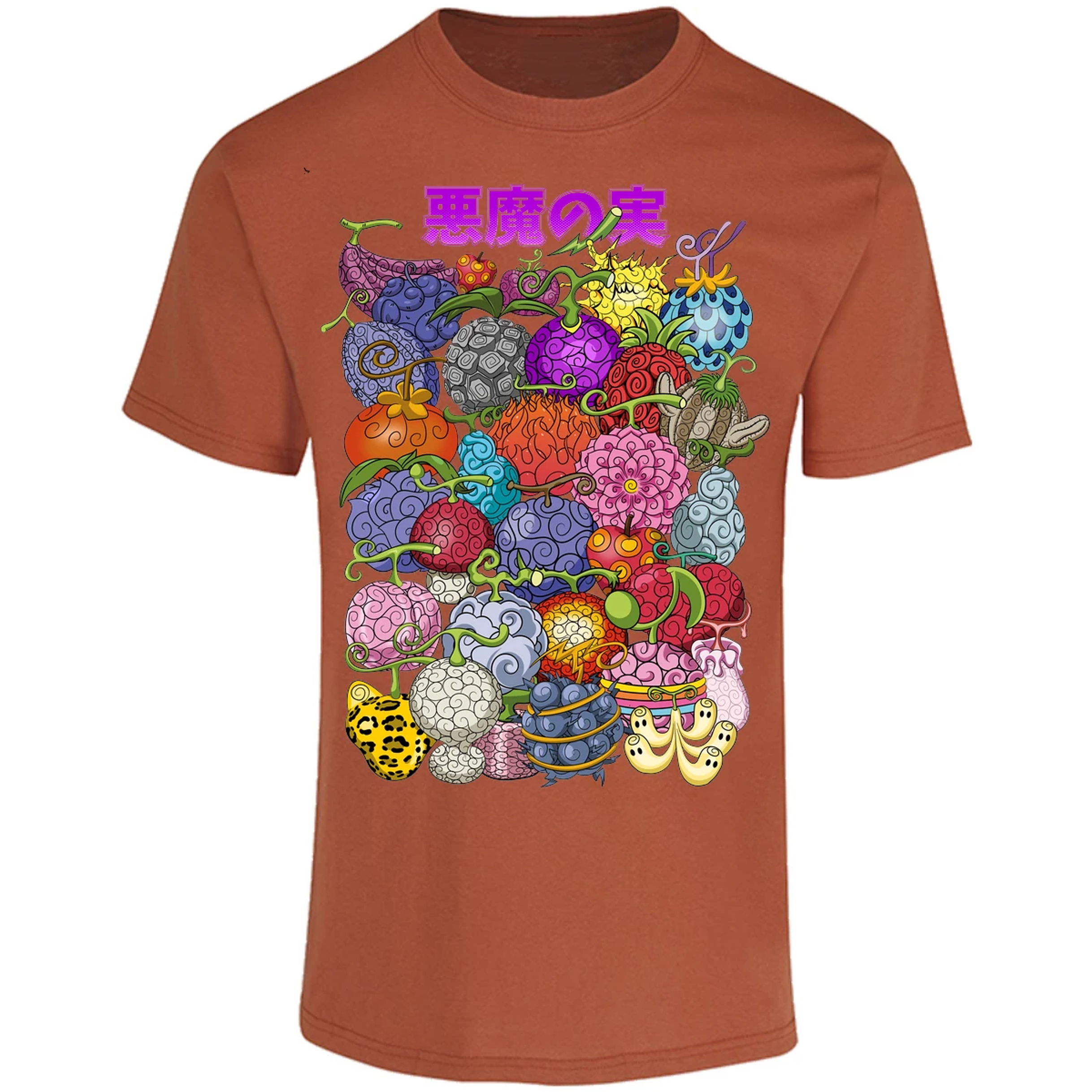Playera One Piece Frutas Del Diablo para Adulto 31