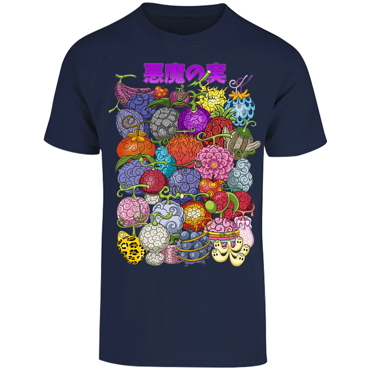 Playera One Piece Frutas Del Diablo para Adulto 5