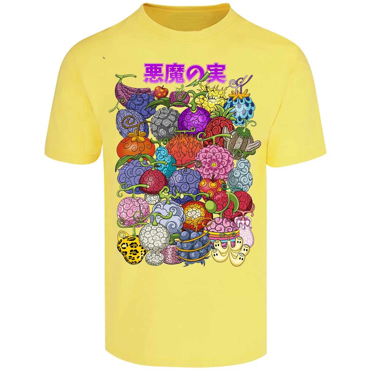 Playera One Piece Frutas Del Diablo para Adulto 49