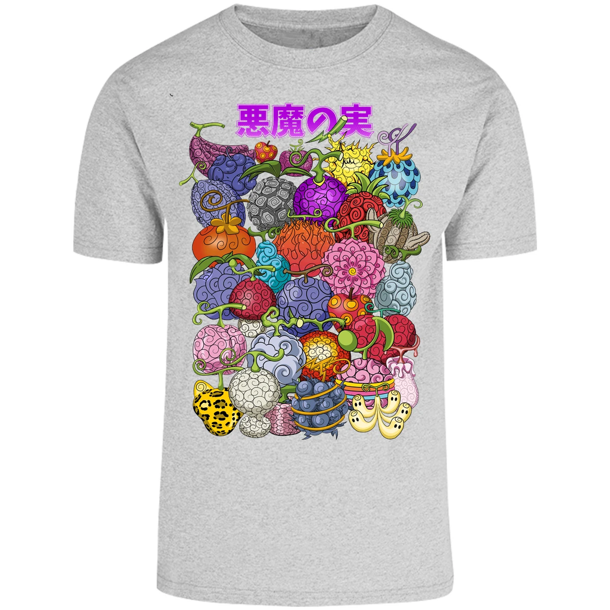 Playera One Piece Frutas Del Diablo para Adulto 33