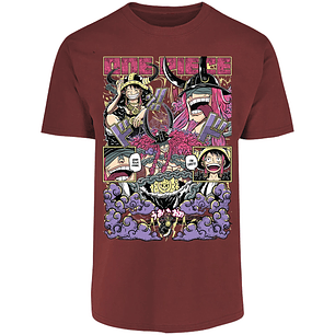 Playera One Piece Luffy Loki para Adulto