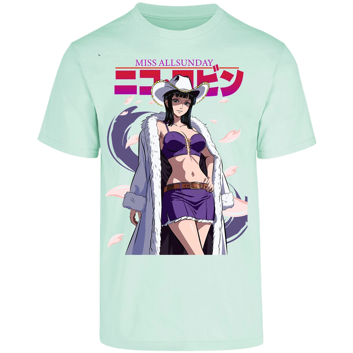 Playera One Piece Nico Miss Allsunday para Adulto 42