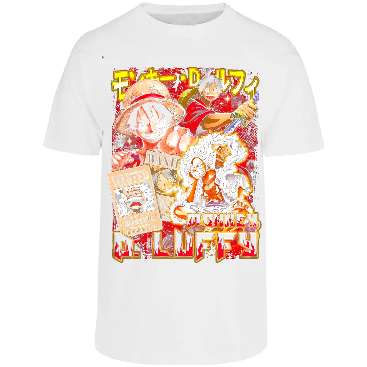 Playera One Piece Monkey D Luffy para Adulto 7