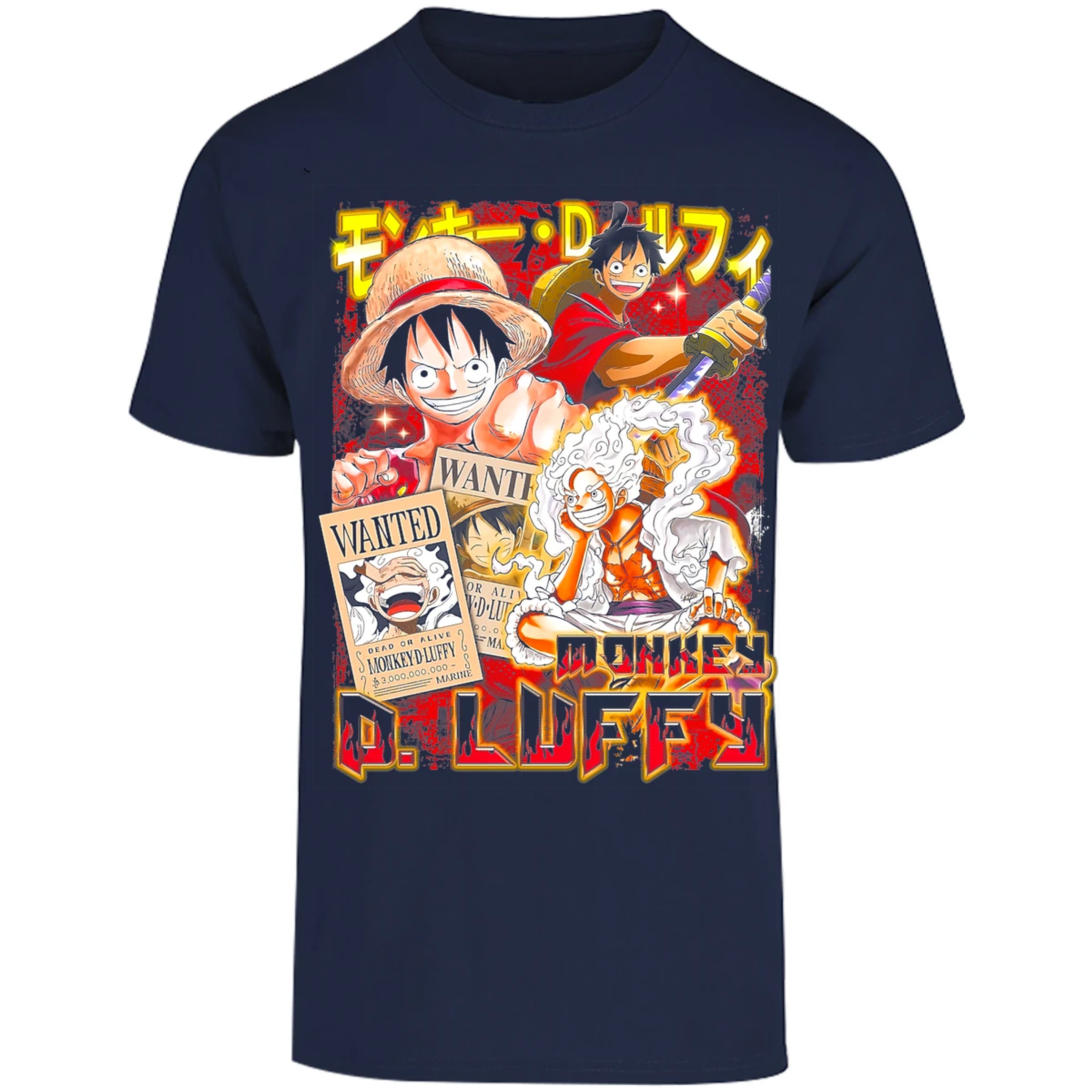 Playera One Piece Monkey D Luffy para Adulto 12