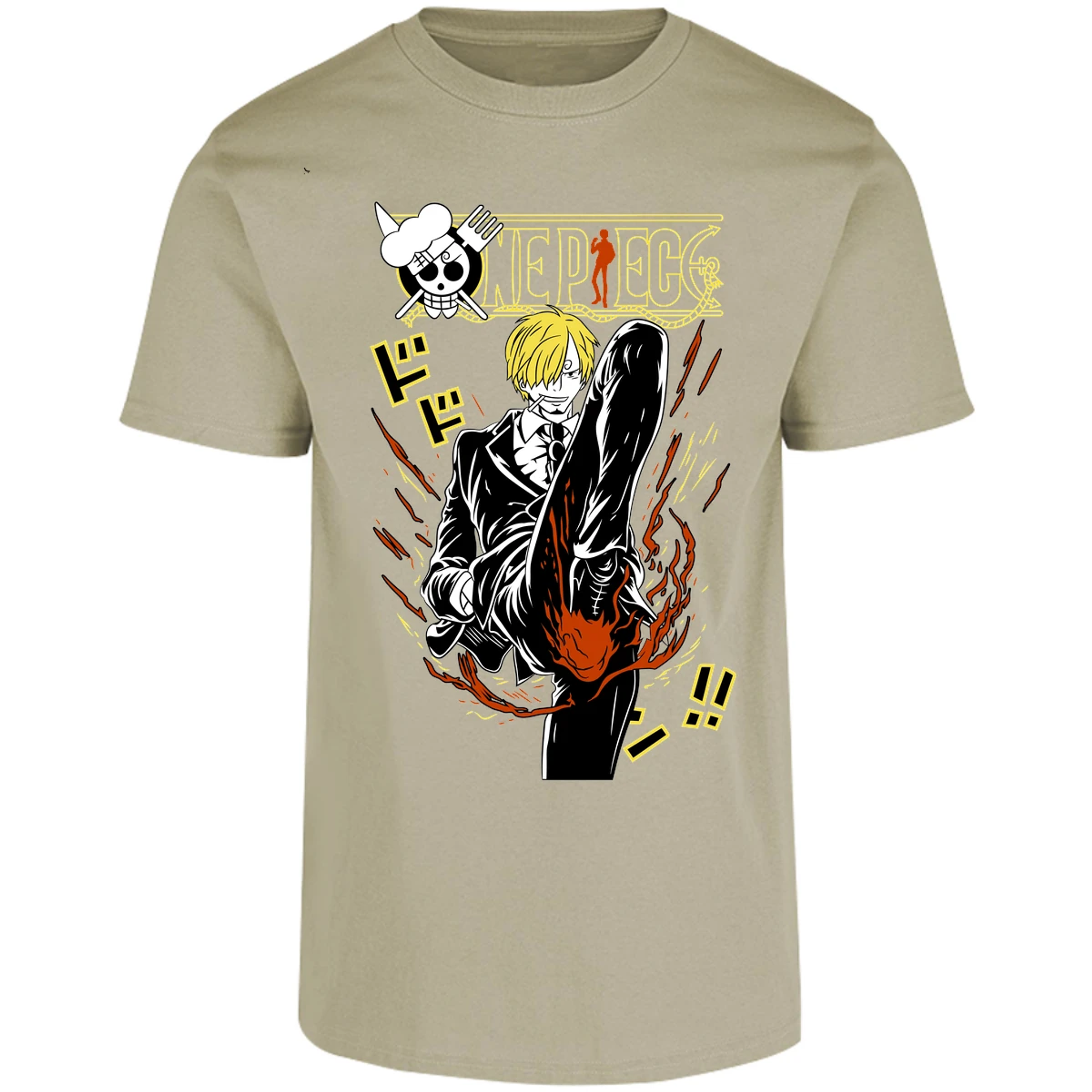 Playera One Piece Sanji 1 para Adulto 2