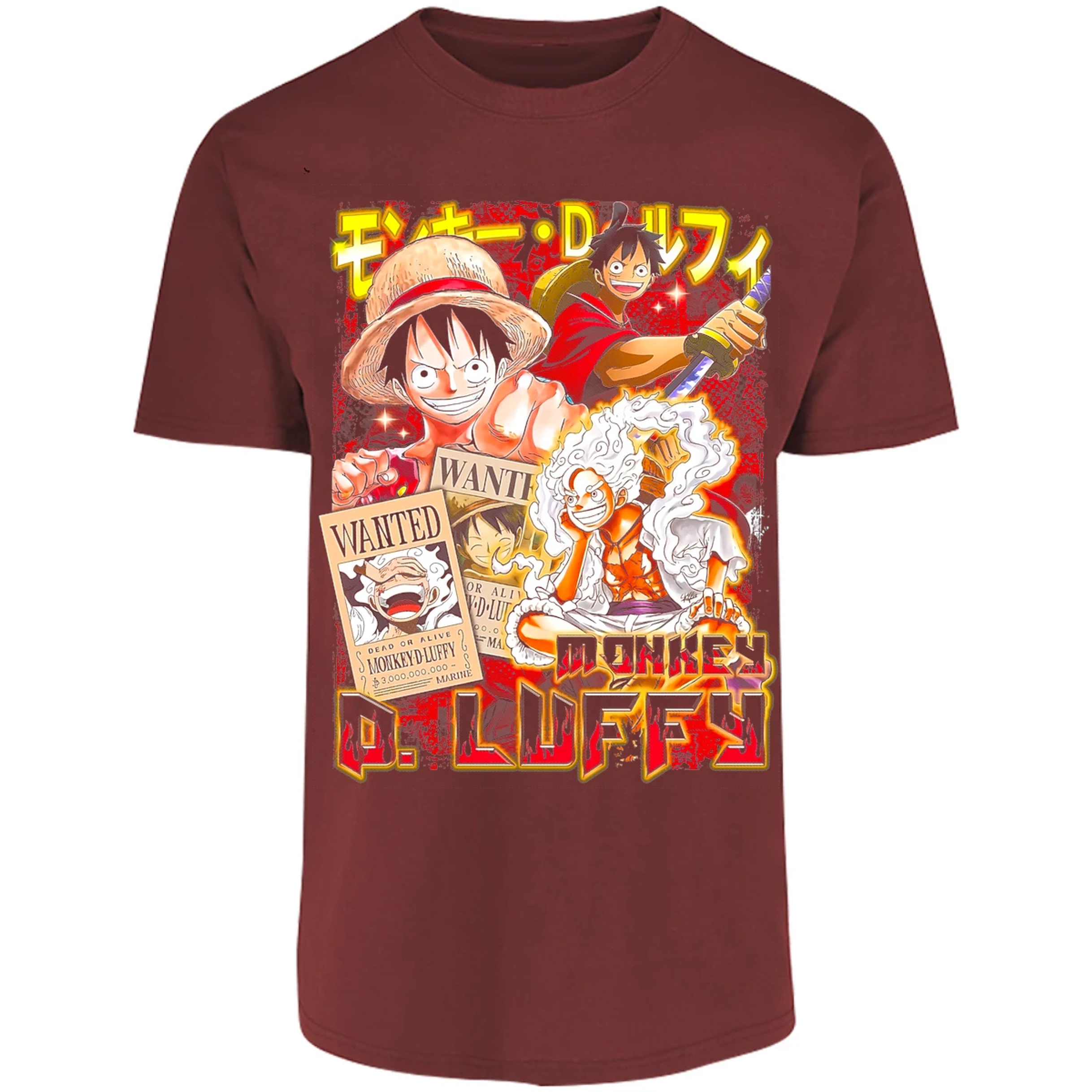 Playera One Piece Monkey D Luffy para Adulto 19