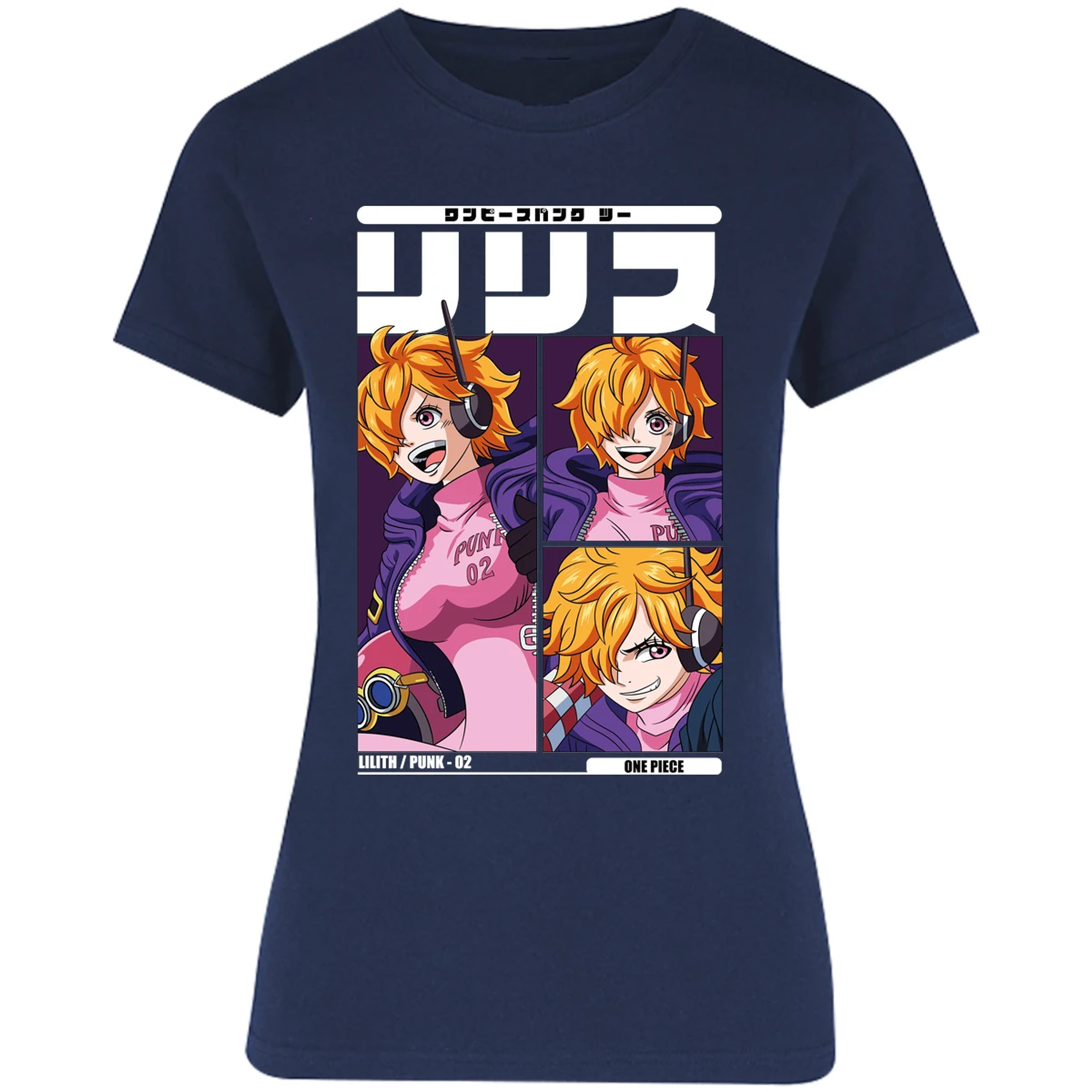Blusa One Piece Lilith Anime Blusa para Mujer 8