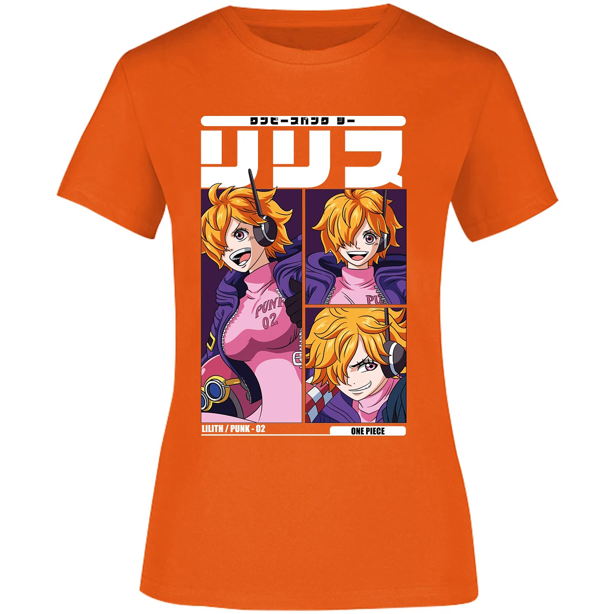 Blusa One Piece Lilith Anime Blusa para Mujer 15