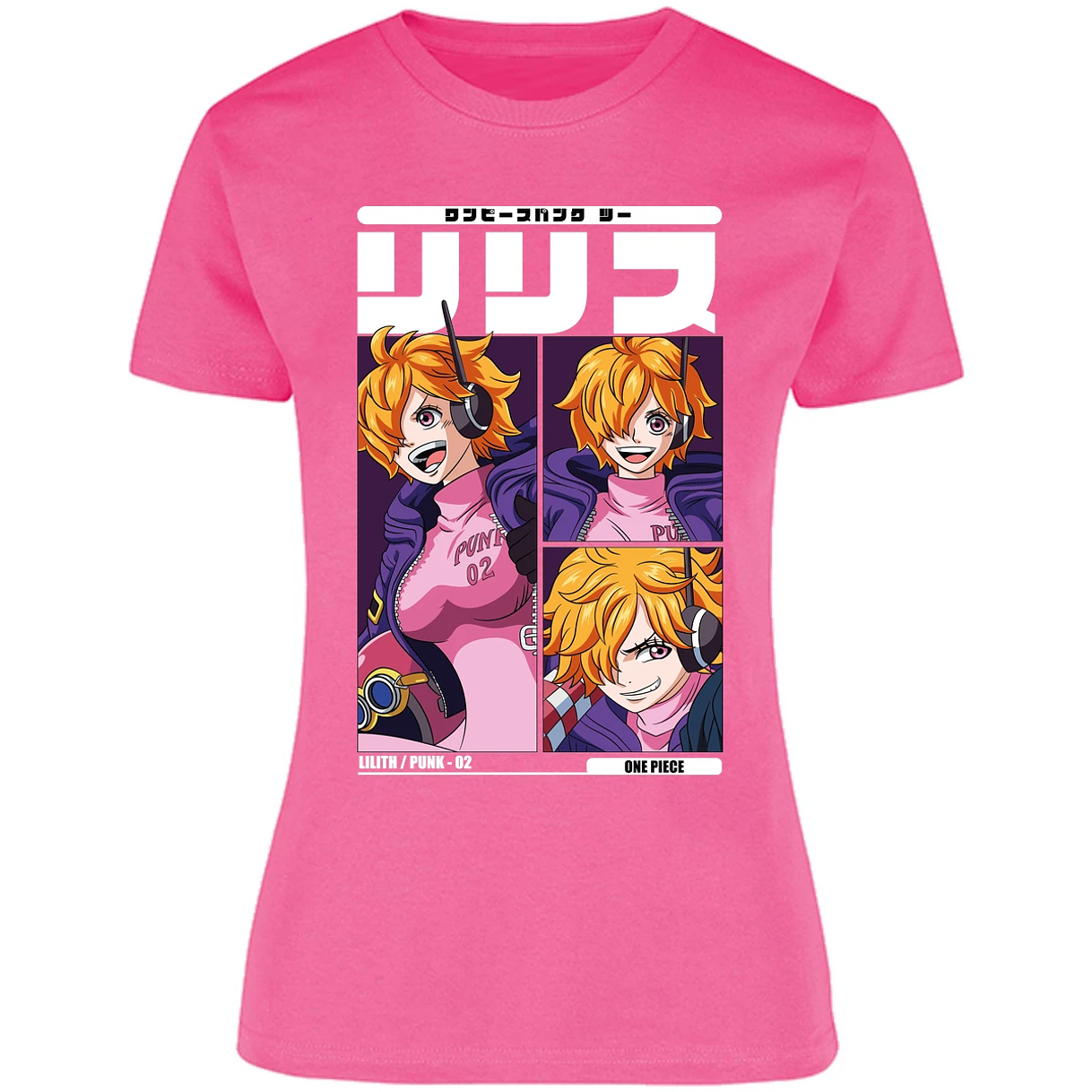 Blusa One Piece Lilith Anime Blusa para Mujer 19