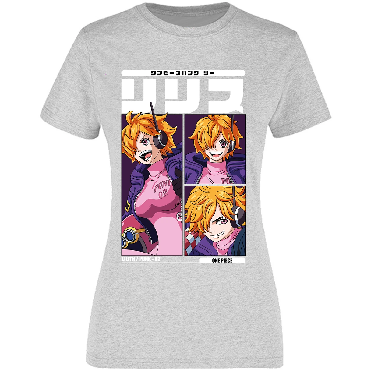 Blusa One Piece Lilith Anime Blusa para Mujer 25