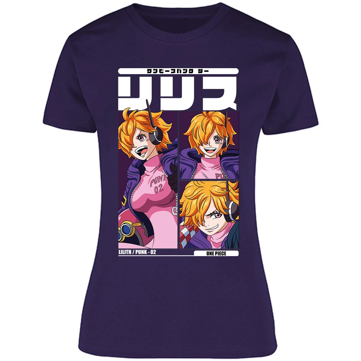 Blusa One Piece Lilith Anime Blusa para Mujer 26