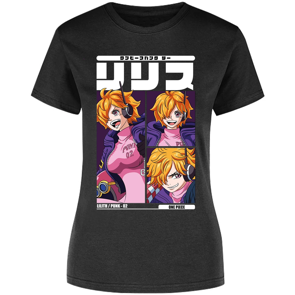 Blusa One Piece Lilith Anime Blusa para Mujer 34