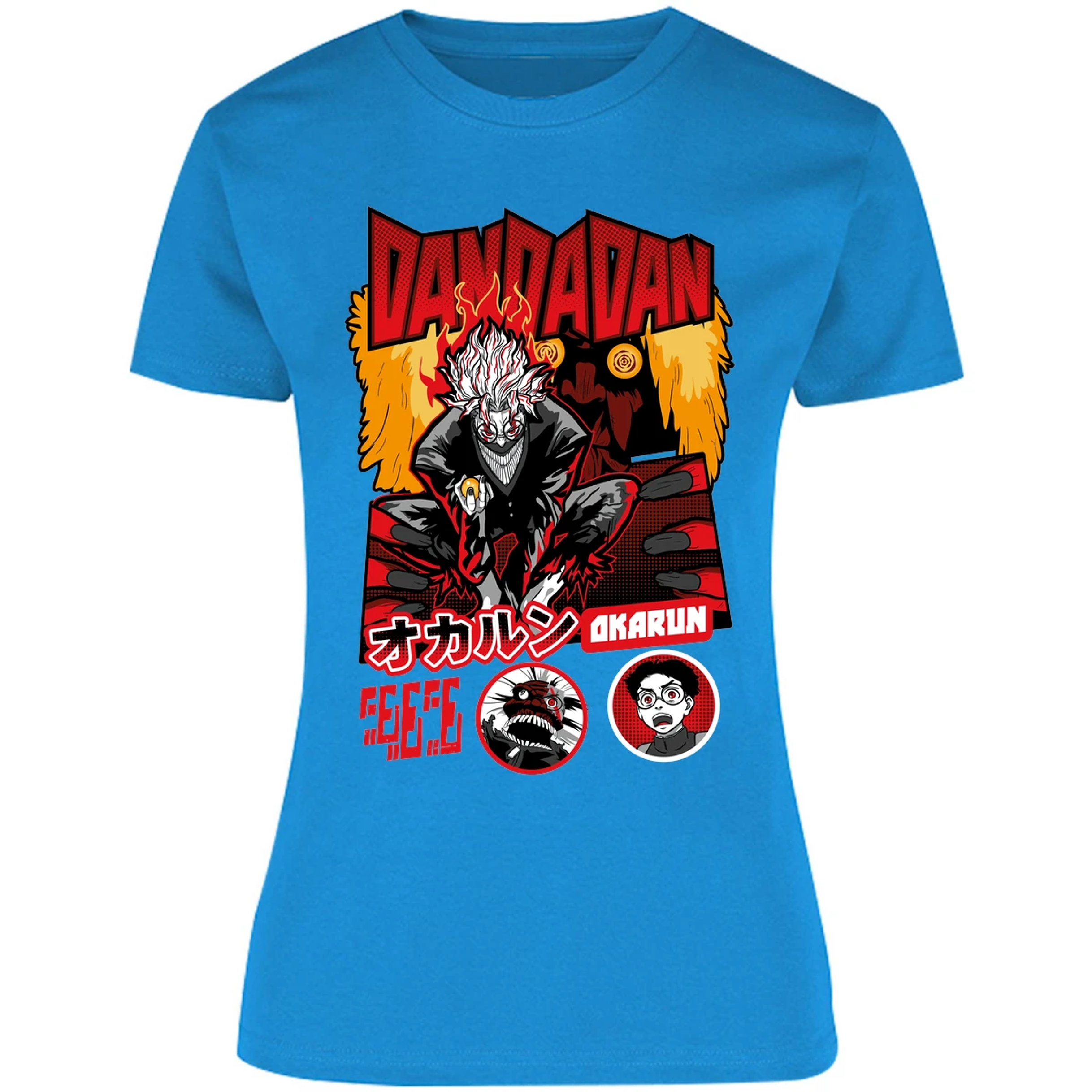 Blusa One Piece Okarun X Turboabuela Blusa para Mujer 2