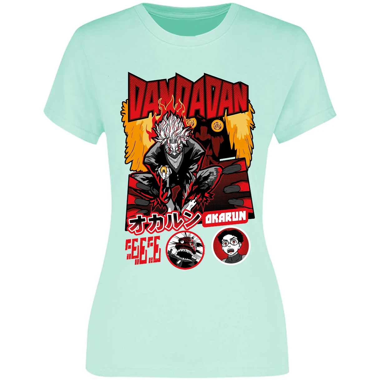 Blusa One Piece Okarun X Turboabuela Blusa para Mujer 19