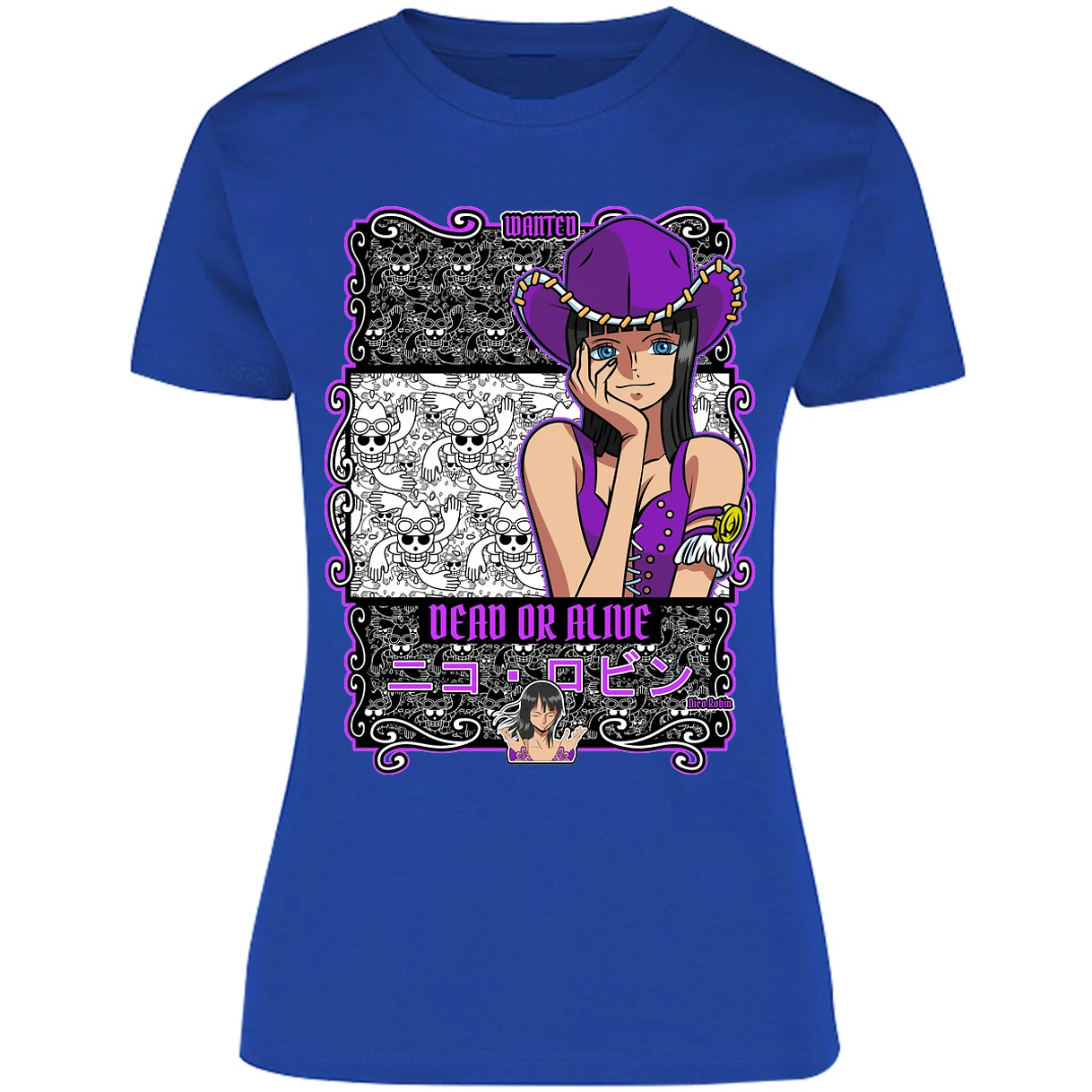 Blusa One Piece Nico Robin Blusa para Mujer 19