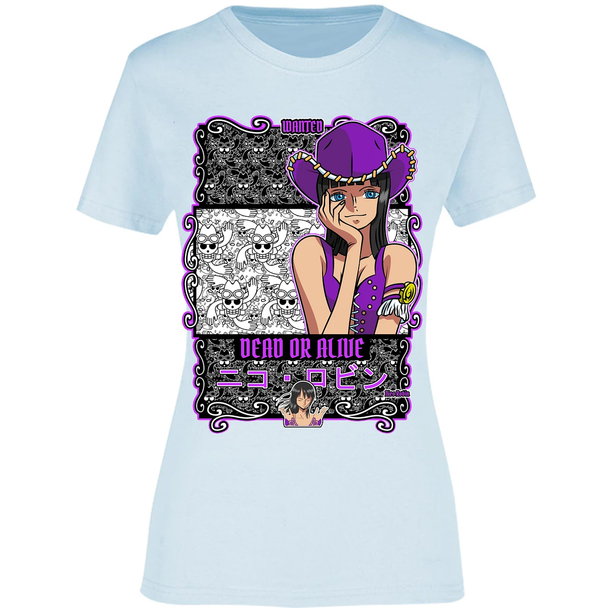 Blusa One Piece Nico Robin Blusa para Mujer 29
