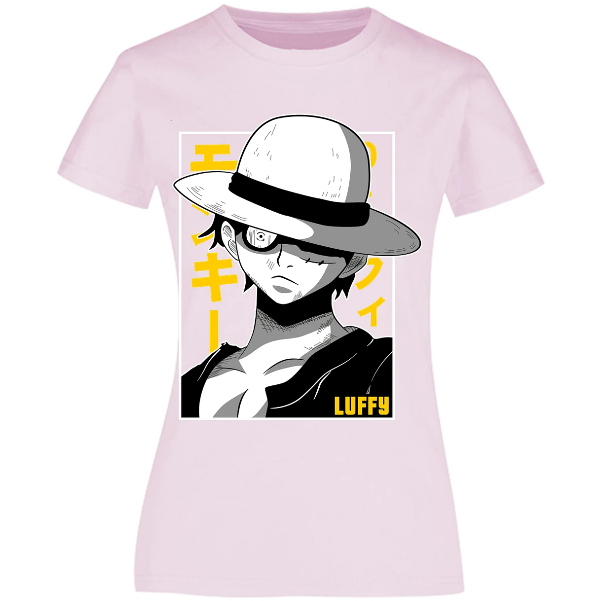 Blusa One Piece Luffy Basic Blusa para Mujer 8