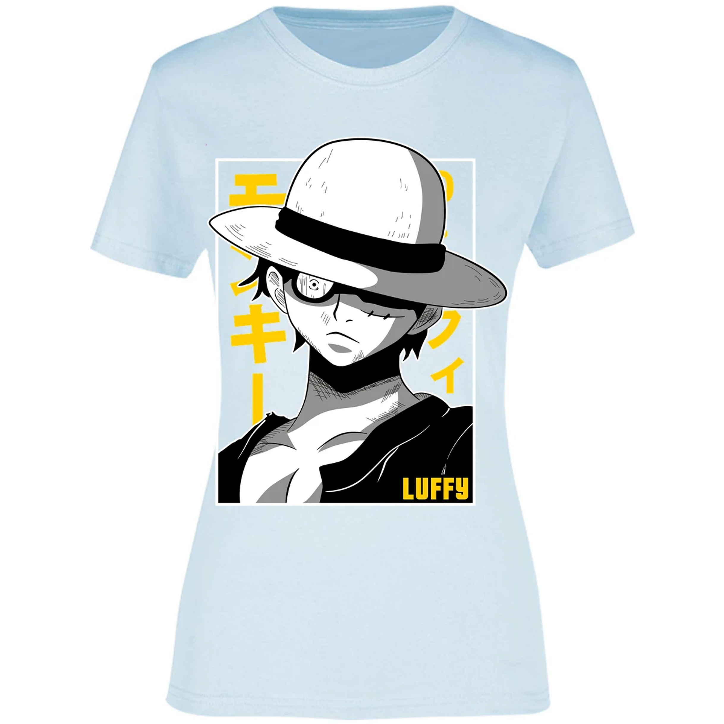 Blusa One Piece Luffy Basic Blusa para Mujer 17
