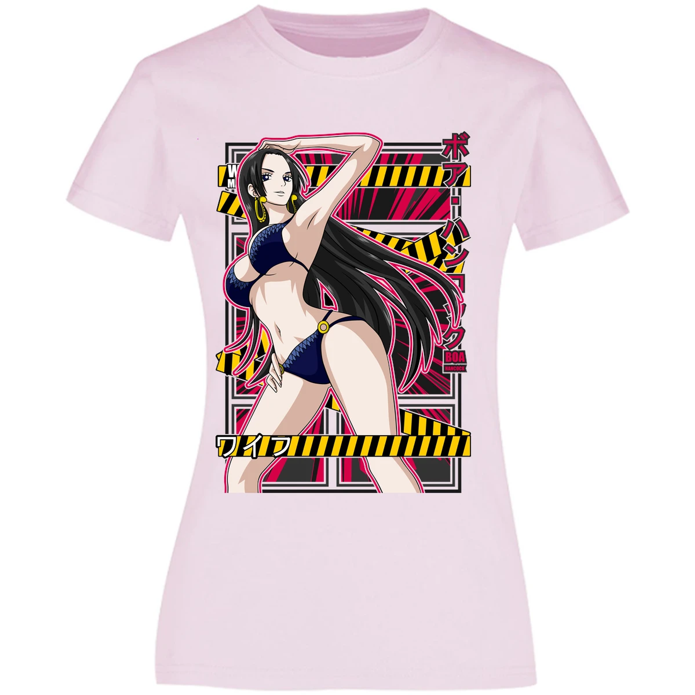 Blusa One Piece Boa Hancock Waifu Blusa para Mujer 4