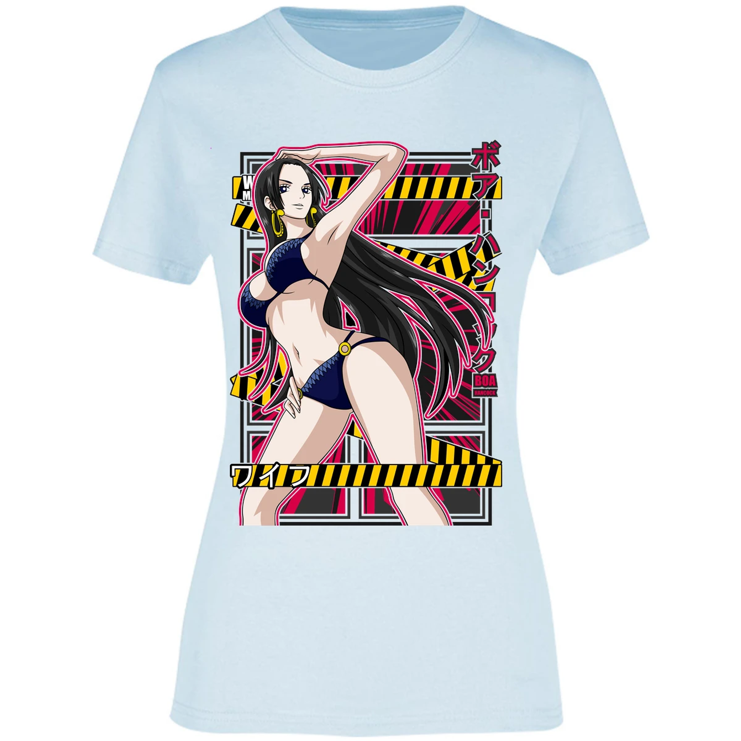 Blusa One Piece Boa Hancock Waifu Blusa para Mujer 18