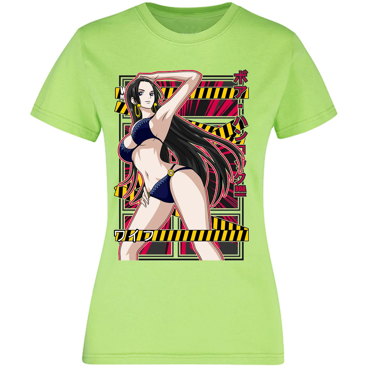 Blusa One Piece Boa Hancock Waifu Blusa para Mujer 20