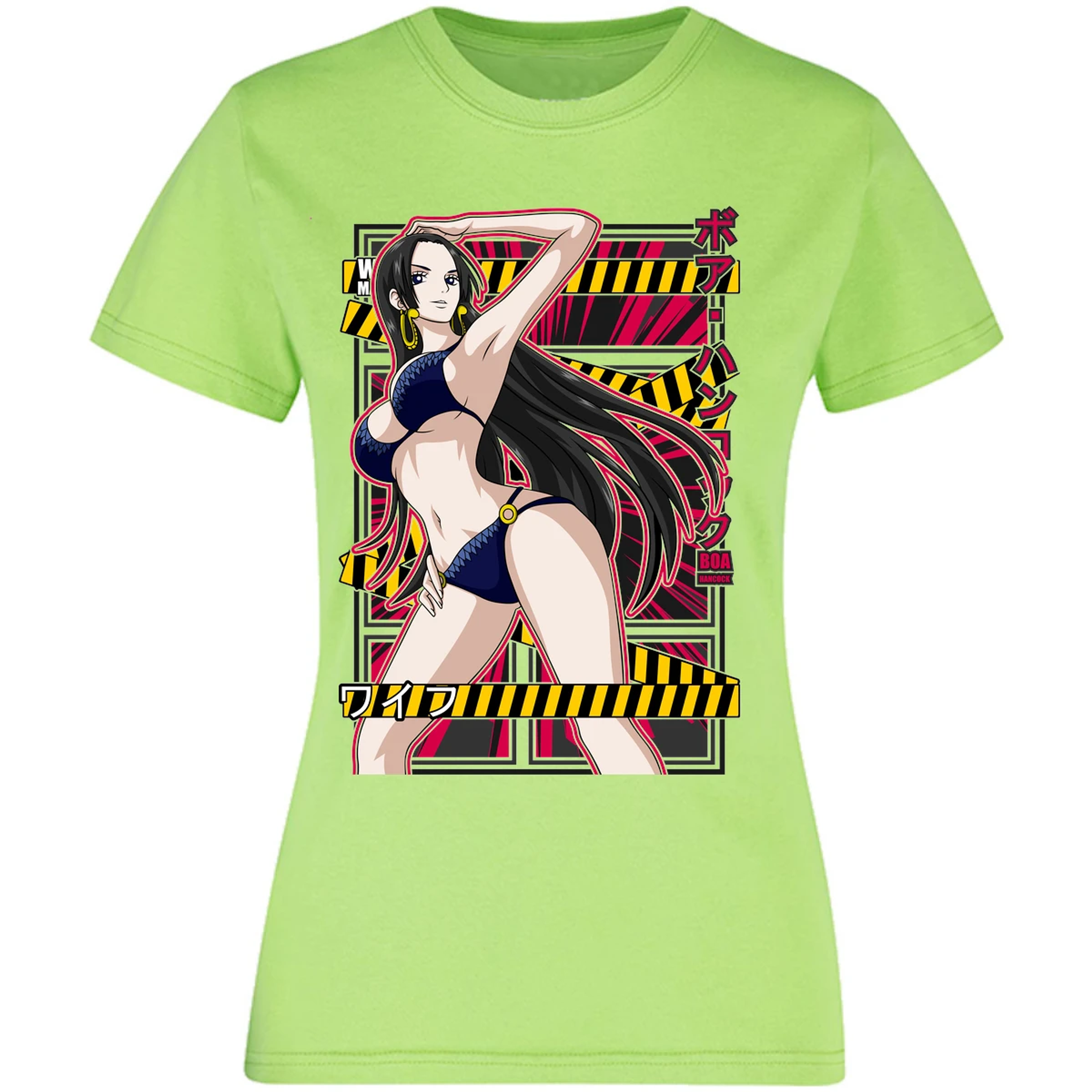 Blusa One Piece Boa Hancock Waifu Blusa para Mujer 20