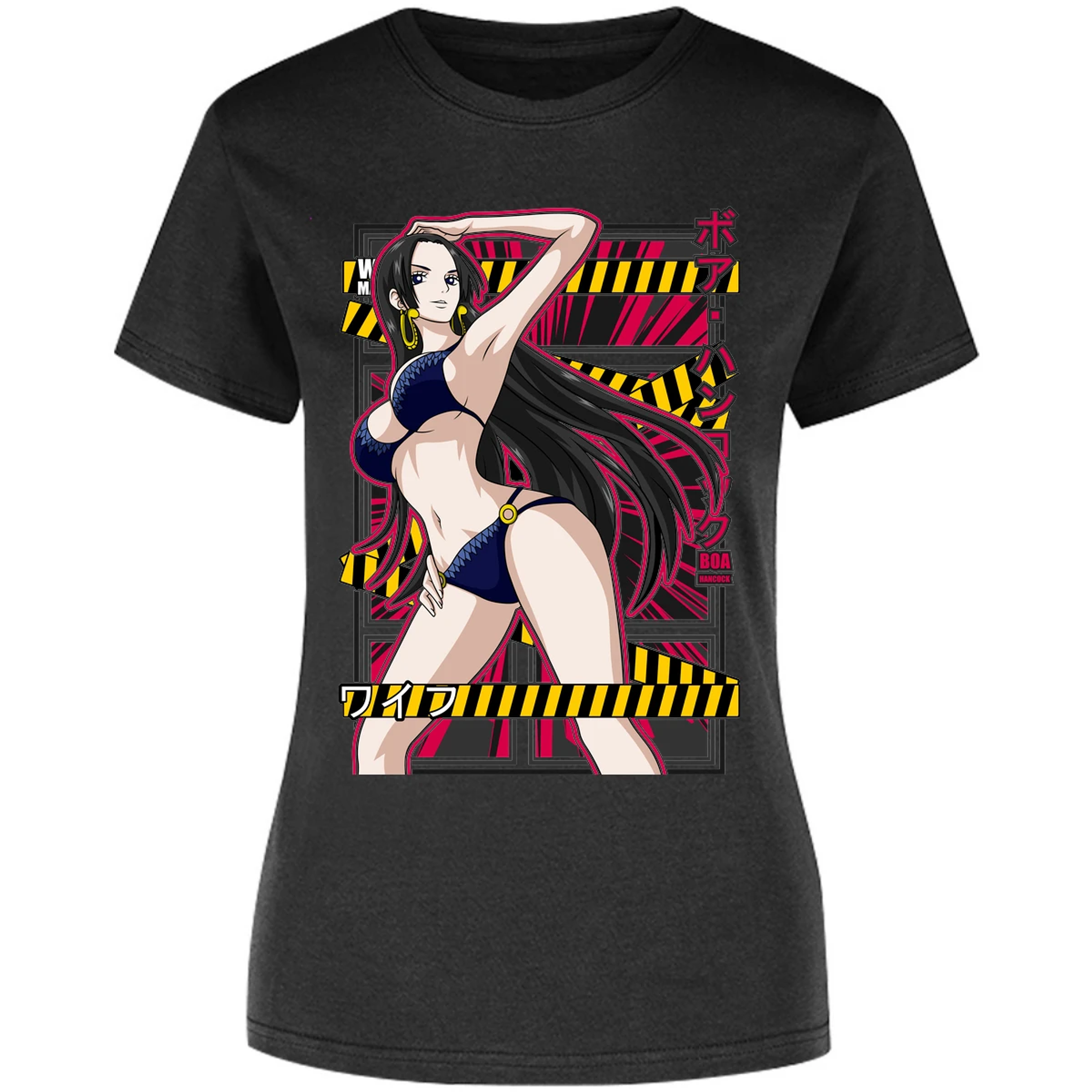 Blusa One Piece Boa Hancock Waifu Blusa para Mujer 26
