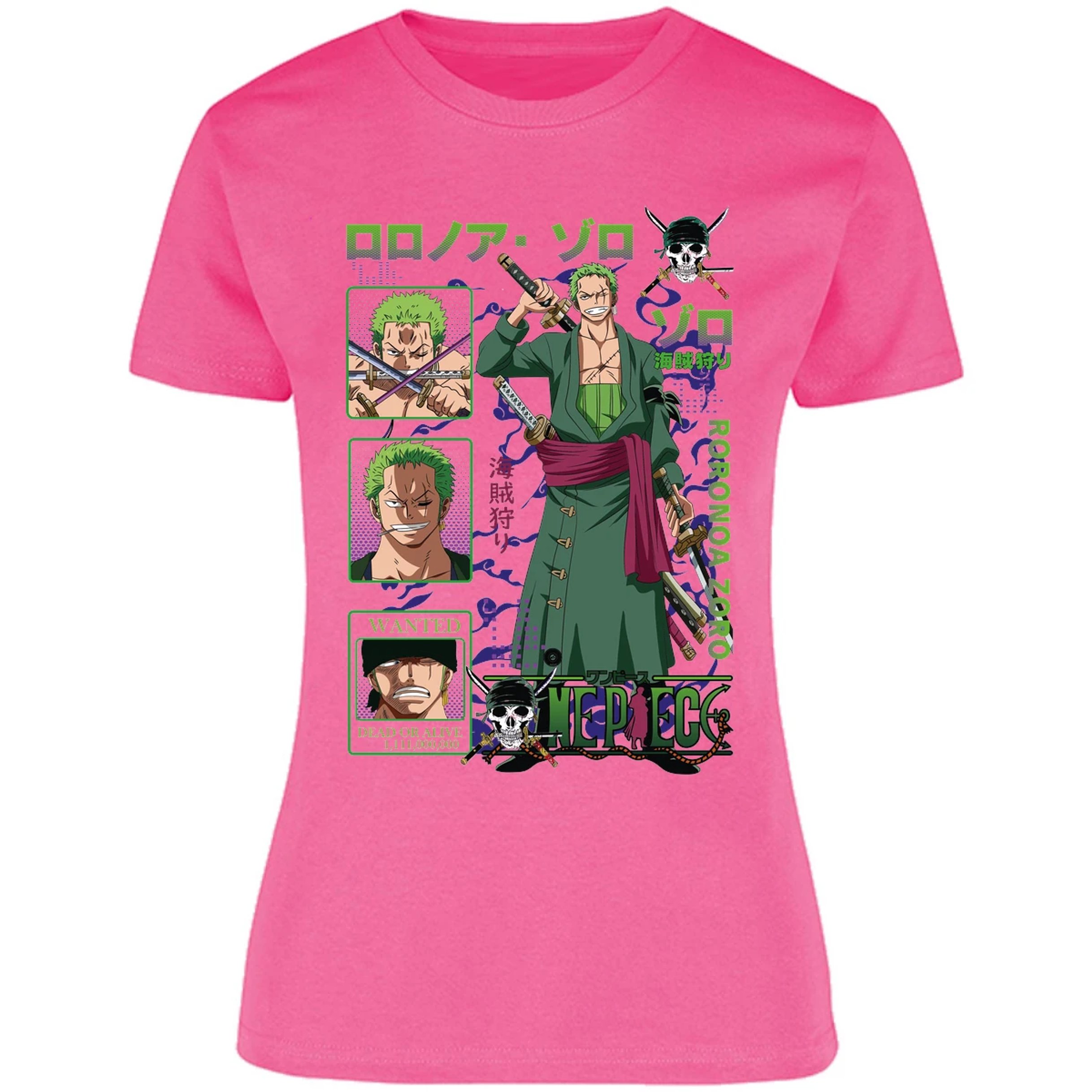 Blusa One Piece Zoro One Piece Blusa para Mujer 2