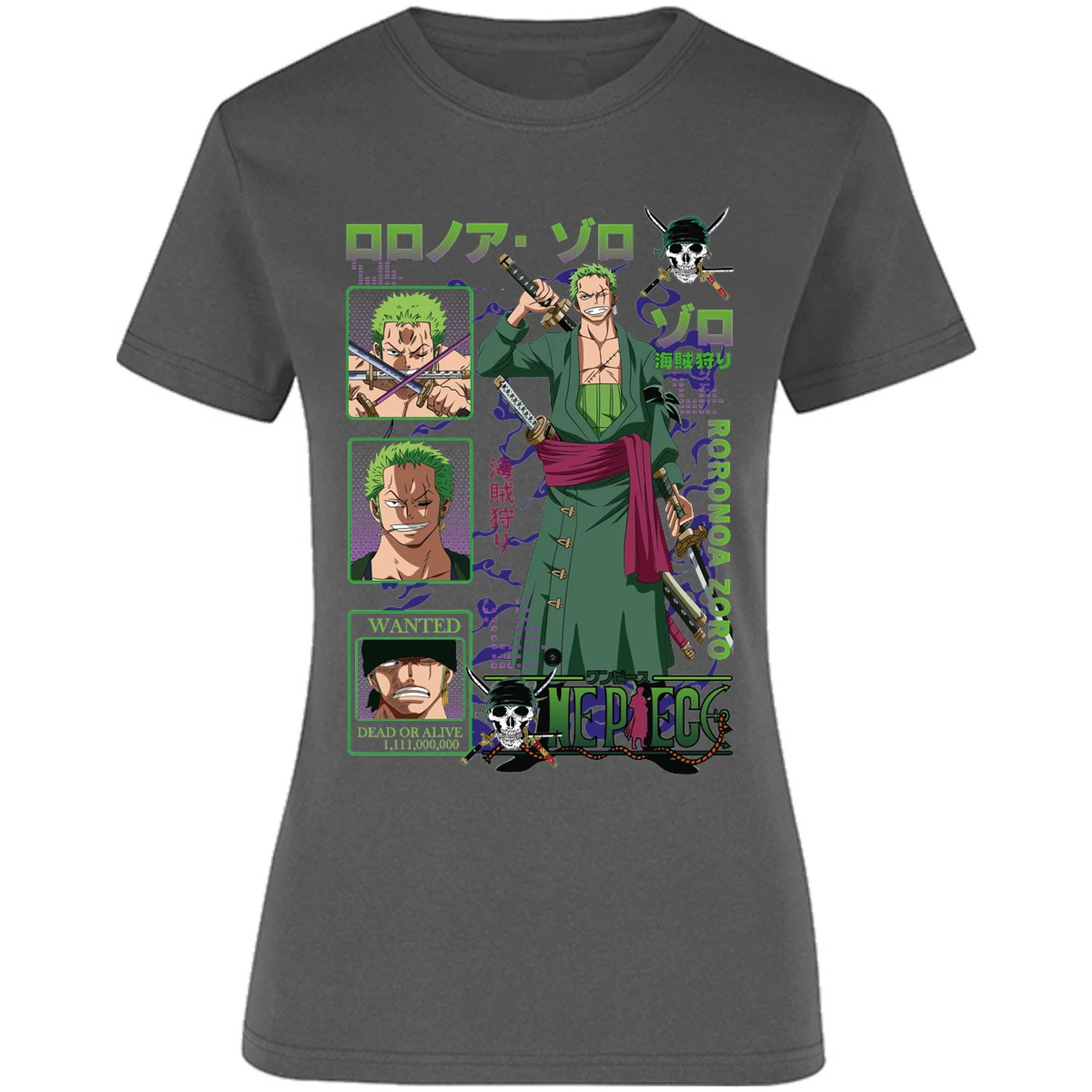 Blusa One Piece Zoro One Piece Blusa para Mujer 8