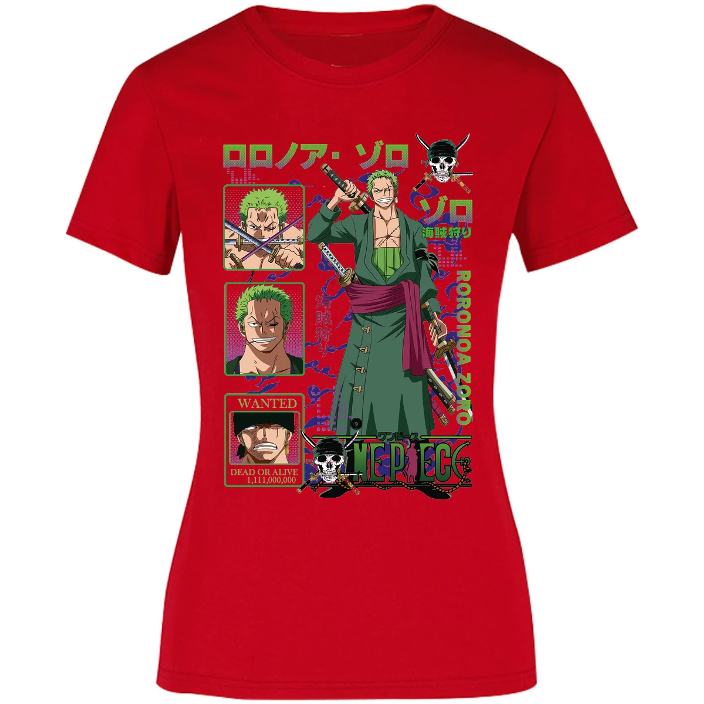 Blusa One Piece Zoro One Piece Blusa para Mujer 11