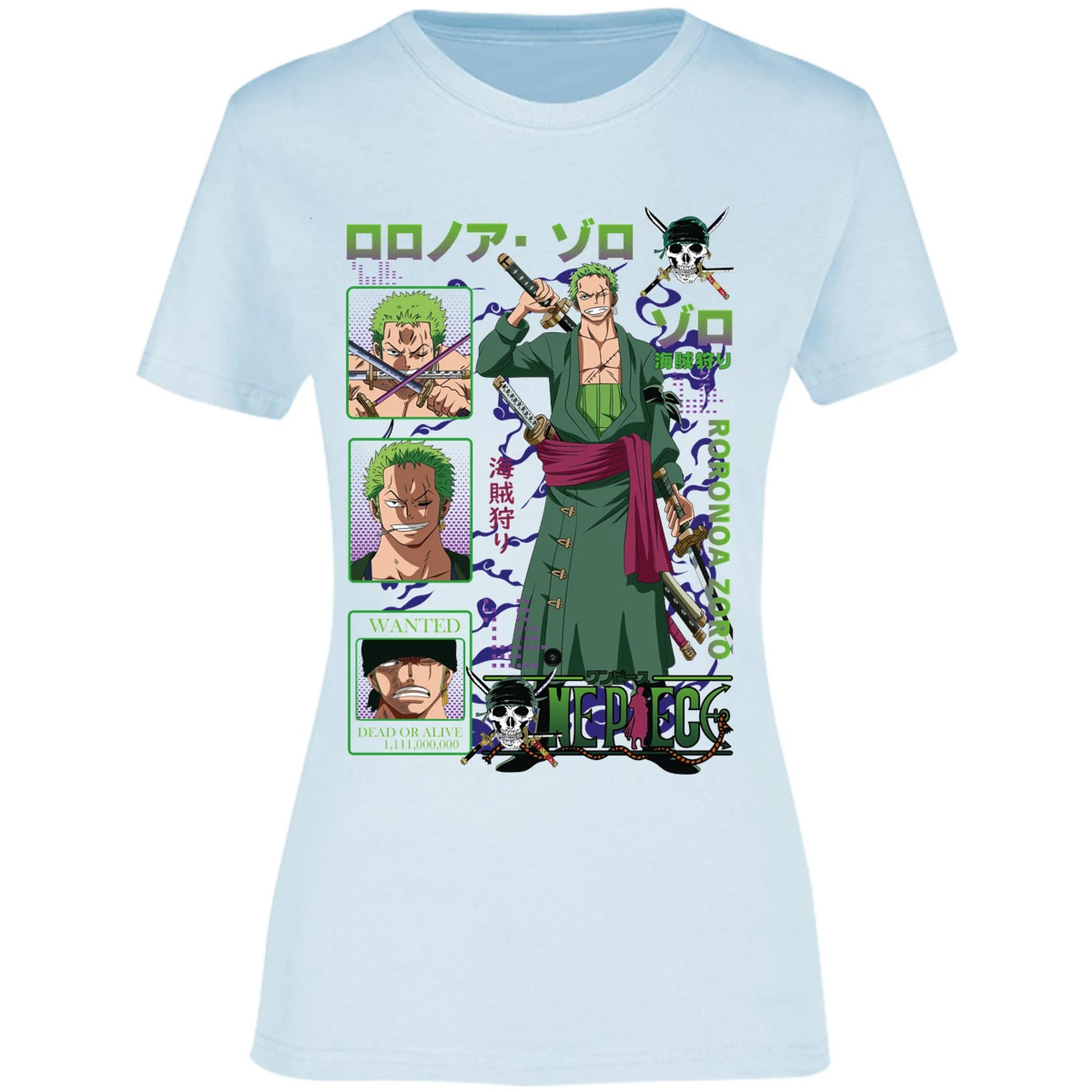Blusa One Piece Zoro One Piece Blusa para Mujer 25
