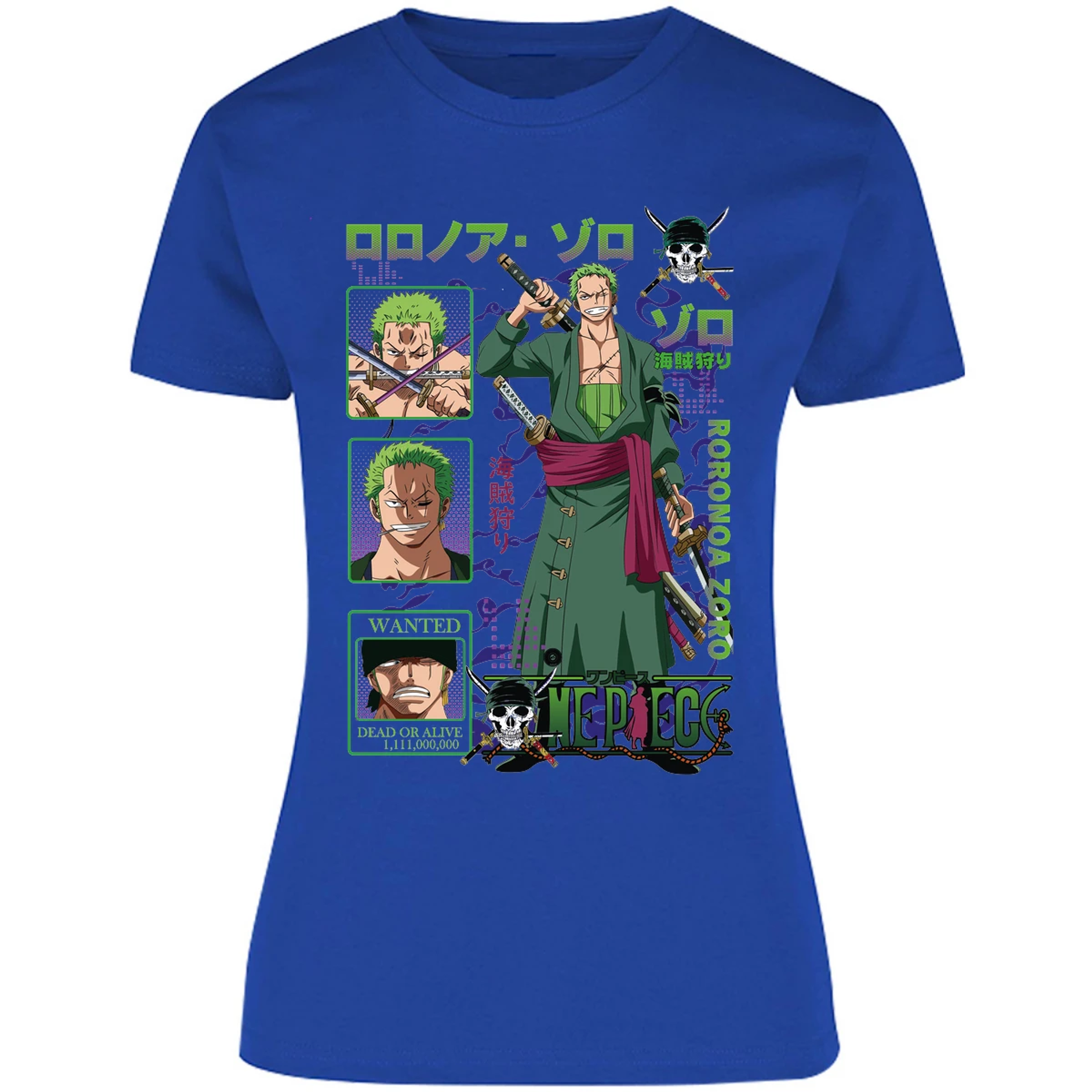 Blusa One Piece Zoro One Piece Blusa para Mujer 27