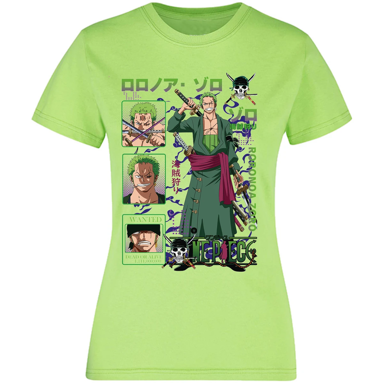 Blusa One Piece Zoro One Piece Blusa para Mujer 30